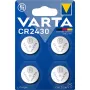 Knopfzellenbatterie Varta CR2430 3V 290mAh Lithium-Knopfzelle