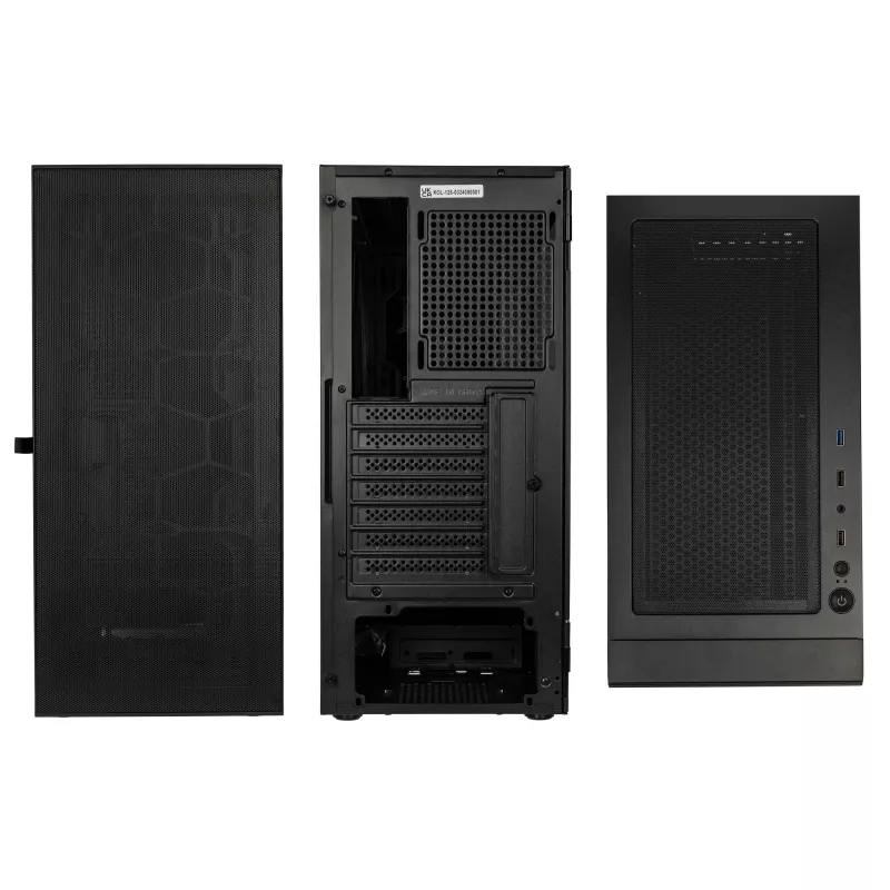 Kolink Observatory HF Mesh Core Midi-Tower - schwarz