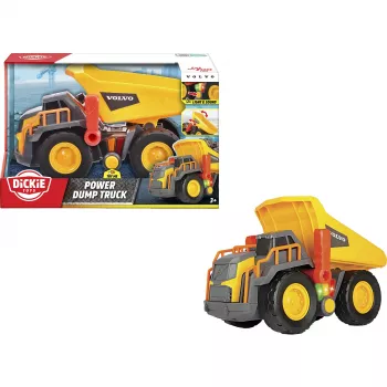 Simba-Dickie Volvo Spielzeug-Muldenkipper – Dickie Volvo Muldenkipper, Modell 203725013, Spielzeugfahrzeug