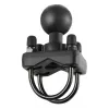 RAM Mounts Doppel-U-Bügel-Kugelbasis für 1,25 Zoll – 1,5 Zoll Schienen