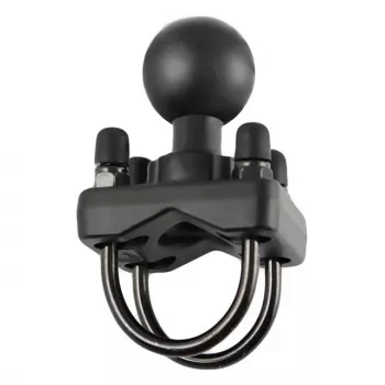 RAM Mounts Doppel-U-Bügel-Kugelbasis für 1,25 Zoll – 1,5 Zoll Schienen