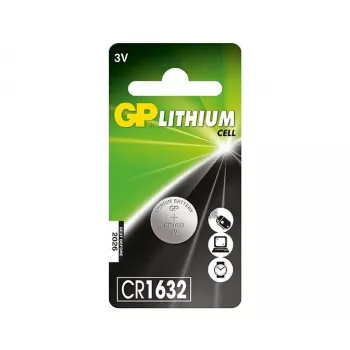 GP Batteries Lithium-Knopfzelle CR1632 Lithium 3V nicht wiederaufladbare Batterie (CR1632-U1)