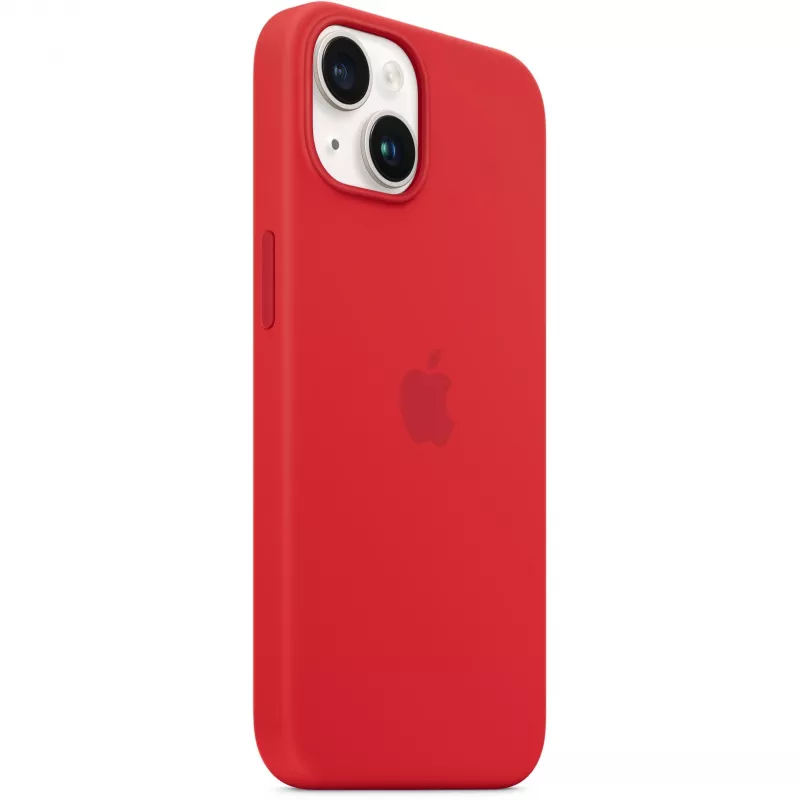 Apple iPhone 14 Silikon-Case mit MagSafe, (PRODUCT)Rot