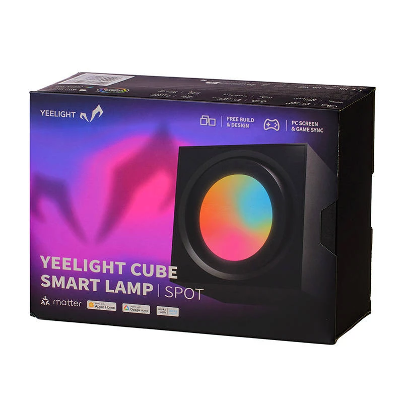 Gaming Light Panel YEELIGHT SMART CUBE LIGHT SPOT Basis (YLFWD-0008) Schwarz