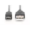 Verbindungskabel USB A / Mini-USB B M/M 1 m schwarz