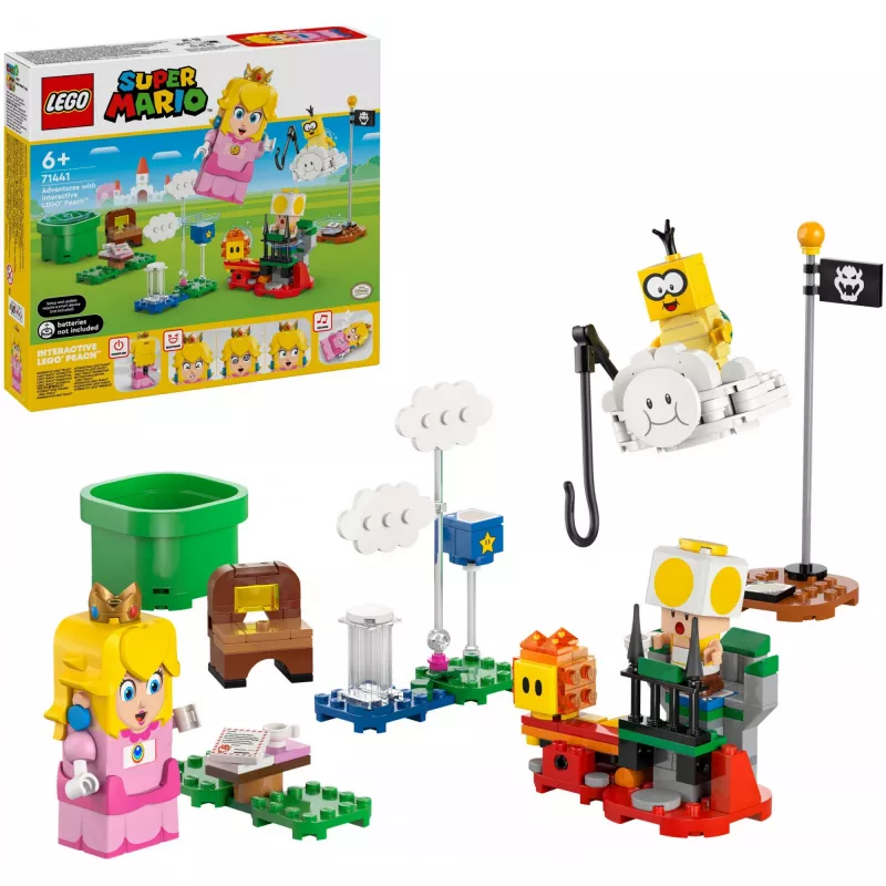 Konstruktionsspielzeug LEGO 71441 Super Mario Interaktive LEGO Peach Figur Set, kompatibel mit dem LEGO-System