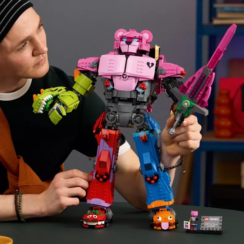 LEGO Bauset Team Leader Mechs 77078 — Fortnite, 2503 Teile, 1 Minifigur, 450 mm Mech-Höhe