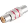 Adapter ShiverPeaks 57040-MR Cinch (RCA) Buchse auf Buchse Metall, rot