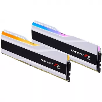 DIMM 48 GB DDR5-7200 (2x 24 GB) Dual-Kit, Speicher Weiß, F5-7200J3646F24GX2-TZ5RW, Trident Z5 RGB, INTEL XMP
