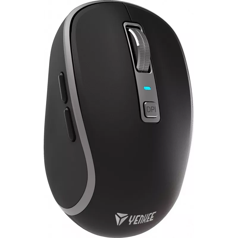 Dual WiFi+Bluetooth-Funkmaus, wiederaufladbarer Akku, 5 Tasten