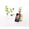 Schutzhülle für Smartphone iKins für iPhone 11 Pro mit Wasserblumen-Design, schwarz