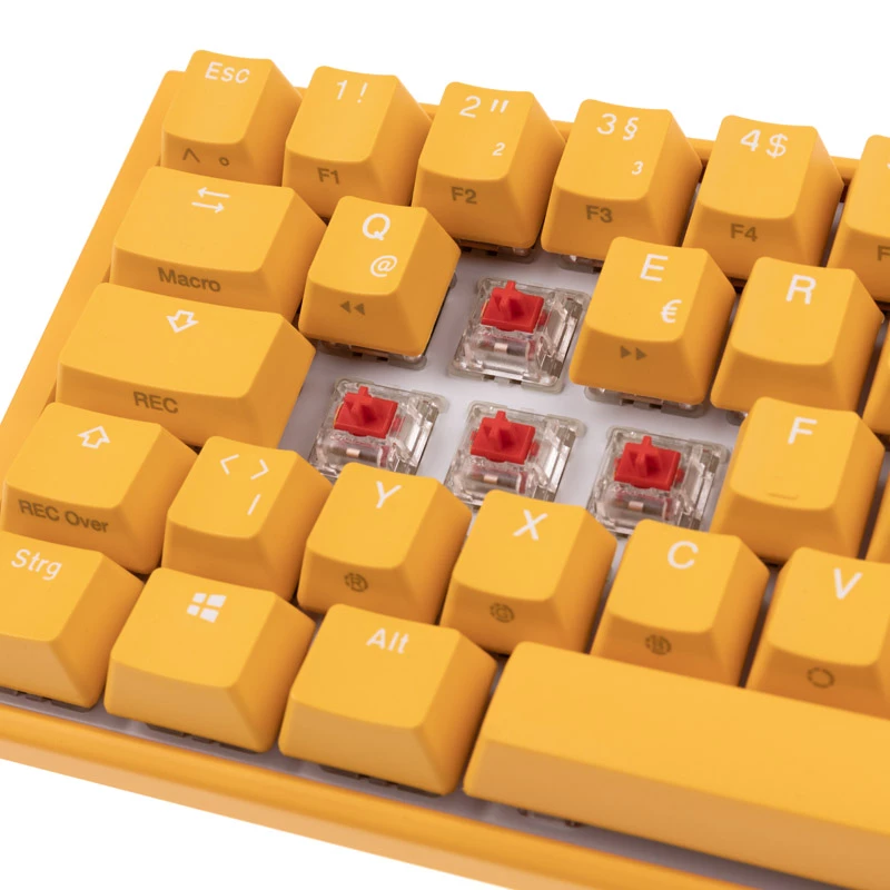 Ducky One 3 SF Gelb Tastatur Gaming USB Mechanisch RGB LED
