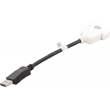 DisplayPort-auf-DVI-D-Kabel DELL 023NVR 0,23 m Schwarz Weiß