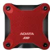 Externe SSD ADATA SD620 1 TB, tragbar USB 3.2 Gen 2 (Micro-USB B), Lesegeschwindigkeit 520 MB/s, Schreibgeschwindigkeit 460 MB/s, stoßfest, Rot