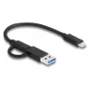 DeLOCK USB Typ-C Kartenleser CFexpress XQD Aluminium Grau 10000 Mbit/s