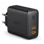 AUKEY PA-D2 Ladegerät für Mobilgeräte 36W Schwarz Innenbereich