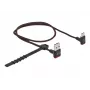 USB-Kabel DeLOCK EASY-USB 2.0 Typ-A-Stecker auf Typ-C-Stecker abgewinkelt 0,5m schwarz