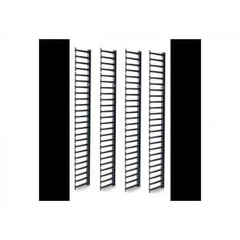 APC NetShelter Kabelmanagement, Vertikaler Kabelmanager, für NetShelter SX Networking Racks 48U, Set mit 4 Stück, 250 x 2045 x 170 mm