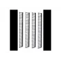 APC NetShelter Kabelmanagement, Vertikaler Kabelmanager, für NetShelter SX Networking Racks 48U, Set mit 4 Stück, 250 x 2045 x 170 mm