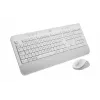 Logitech Signature MK650 for Business - Tastatur-Maus-Set - Kabellos - 2,4 GHz, Bluetooth LE - QWERTZ - Tschechisch - Cremeweiß