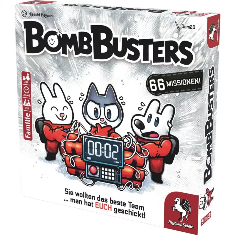 Pegasus Spiele Pegasus Bomb Busters (Spiel des Jahres 2025) – Familienspiel