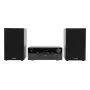 Home-Audio-Mikroanlage Aiwa MSBTU-550 — 50 W RMS, Bluetooth 10 m, FM, LED-Anzeige, Cinch, Schwarz