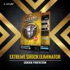 Bildschirmschutzfolie X-ONE Extreme Shock Eliminator für iPhone X — schwarz, stoßfest, langlebig