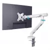 Monitorhalterung DIGITUS Single Design für Bildschirme bis 35 Zoll, Klemme, 10 kg, VESA 75x75–100x100, neigbar -45–90°