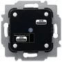 Steckdose Busch-Jaeger 2CKA006220A0017 230 V 4 A IP20 Schwarz/Grau 71x71x45 mm