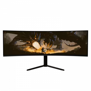 49 Zoll Curved LED Monitor Arozzi Nova — 5120 x 1440 Dual QHD, VA-Panel, 4 ms, USB-Hub, VESA