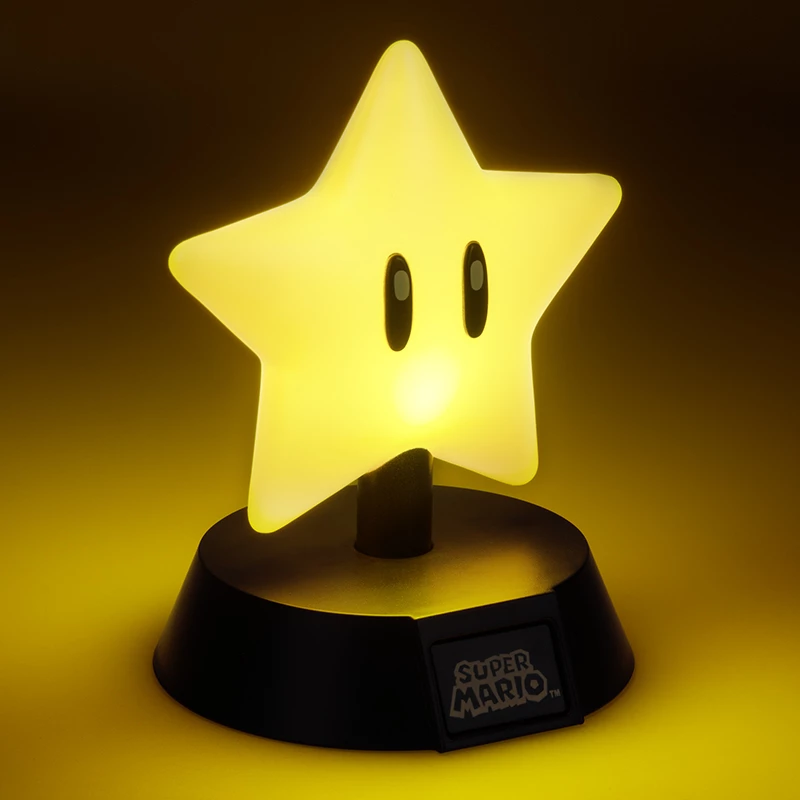 Tischleuchte Paladone Super Mario Super Star Icon Light — dekoratives LED-Nachtlicht
