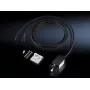 Rittal SZ 4315.810 LED-Kompakt-Systemleuchten-Zubehör, schwarz, kompatibel mit 4140.810/820/830/840, Tiefe 3000 mm