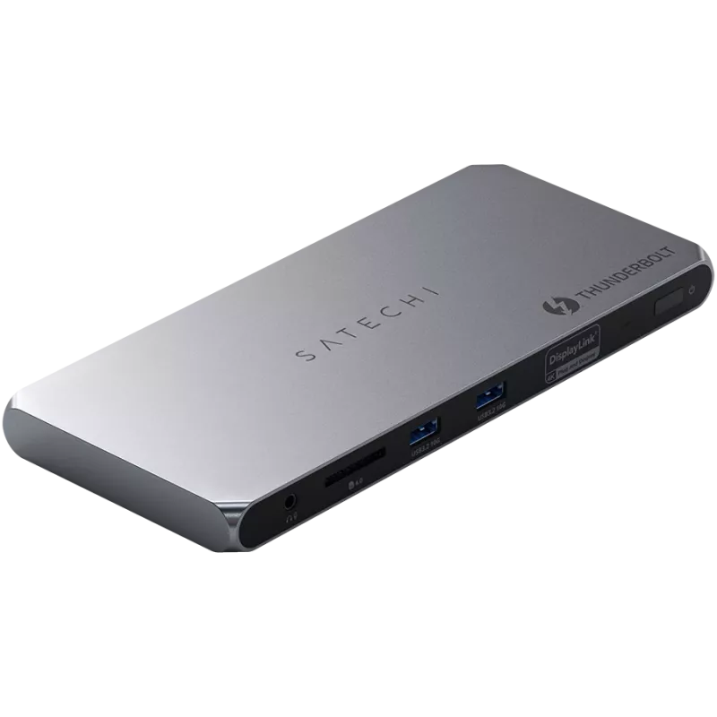 Satechi Thunderbolt 4 Dock ST-DT4MDM-EU — Thunderbolt 4 Dockingstation, 2× HDMI 2.0, 2× USB-A 3.2