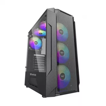 Darkflash LEO Computergehäuse (schwarz)