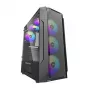 Darkflash LEO Computergehäuse (schwarz)