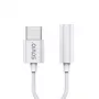 USB Type 3.1 C (M) – Jack 3.5mm (F) Audioadapter Weiß SAVIO AK-51