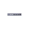 KVM-Switch Unitek V307A USB HDMI 2‑Port 4K Ultra HD 3840x2160@60Hz HDCP 2.2, Metallgehäuse, grau