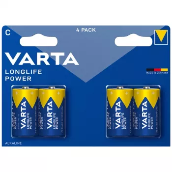 Varta Longlife Power Baby C 1,5 V – Primäre Zink-Kohle-Zelle, Einzelpackung