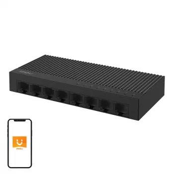 8-Port LAN Switch IMOU SF108C 100 Mb/s — unmanaged 8x 100 Mbps Ethernet-Ports