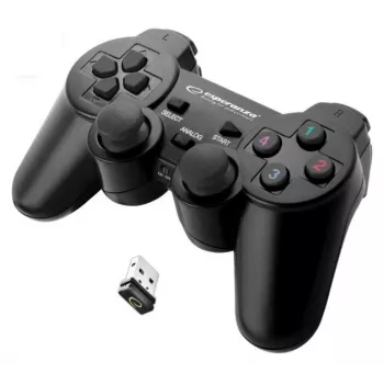 Esperanza EGG108K Gaming-Controller Schwarz USB 2.0 Gamepad Analog / Digital PC, Playstation 3