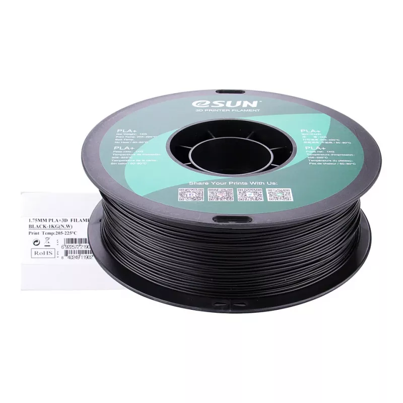 PLA+ 1,75mm SCHWARZ 1kg