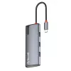 USB-C-Hub Tellur TLL321061 mit PD 3.0 100W, HDMI-Ausgang und 3× USB 3.0-Anschlüssen