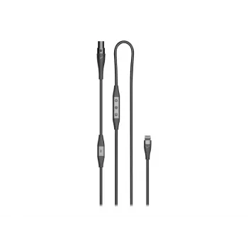 Verbindungskabel Beyerdynamic Pro X Lightning — Apple Lightning auf 3,5 mm digitales Audiokabel, schwarz