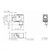 Metz 130B22-E RJ45 Keystone