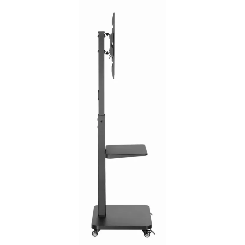 Gembird TVS-75S-02 TV-Bodenständer mit Rollen, 37 - 75, schwarz