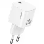 Ladegerät usams USA001627 20W 1×USB‑C mit USB‑C Kabel — Schnellladeadapter für Telefone und Tablets