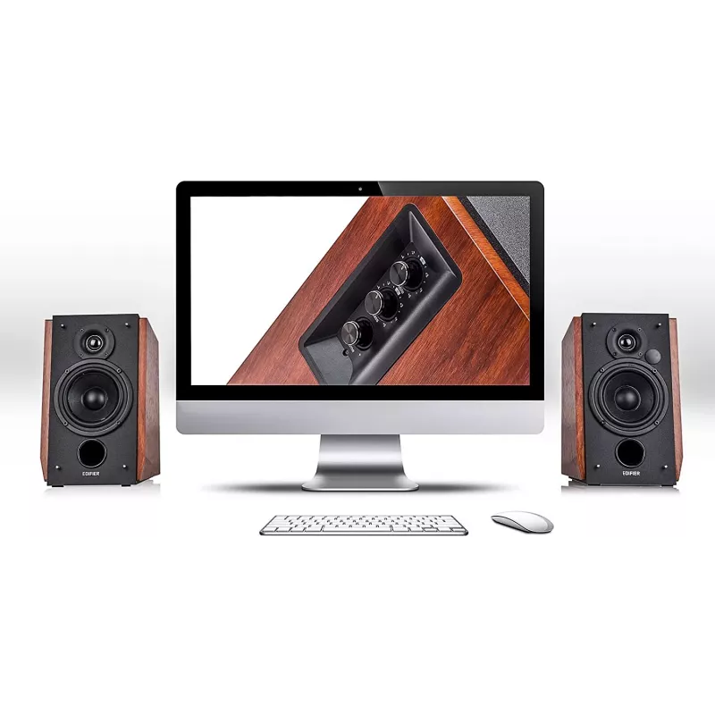 Edifier R1700BTS - Lautsprecher - Regallautsprecher - Kabellos - Bluetooth - 66 Watt (gesamt) (R1700BTS WOOD)