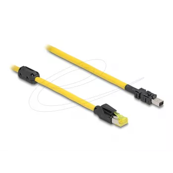 Netzwerkkabel DeLOCK 81250 Schwarz Gelb 1m Cat6