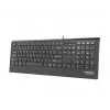 Kabelgebundene Tastatur NATEC BARRACUDA ES — kompaktes Layout, Membranschalter, USB-Anschluss