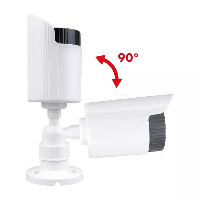 Dummy-Röhrenkamera mit IR-LEDs, CEE IR1800 W — nicht funktionsfähige Überwachungsattrappe